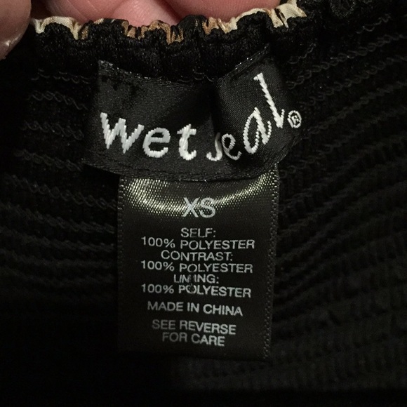 Wet Seal XS Mini halter dress Black Leopard print - Picture 5 of 8